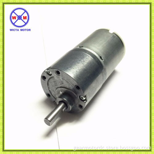 Reversible OD37mm gearbox 6mm diameter output shaft low noise 24v gearmotor
